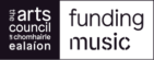 Arts council funding music logo